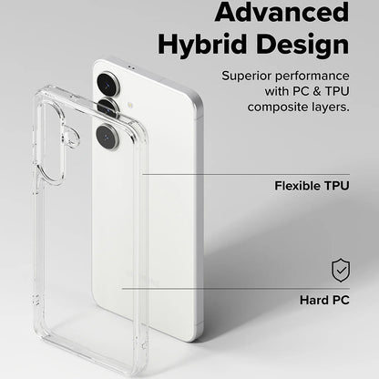 Coque pour Samsung Galaxy S25 FE, Ringke, Fusion, Transparente
