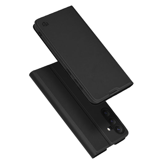 Coque pour Samsung Galaxy S25 FE, Techsuit, Magskin Book, Noire