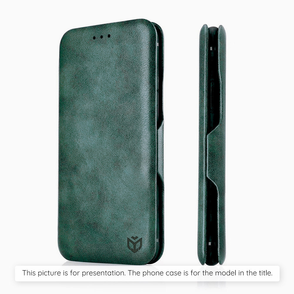 Coque pour Samsung Galaxy S25 FE, Techsuit, Safe Wallet Plus, Vert