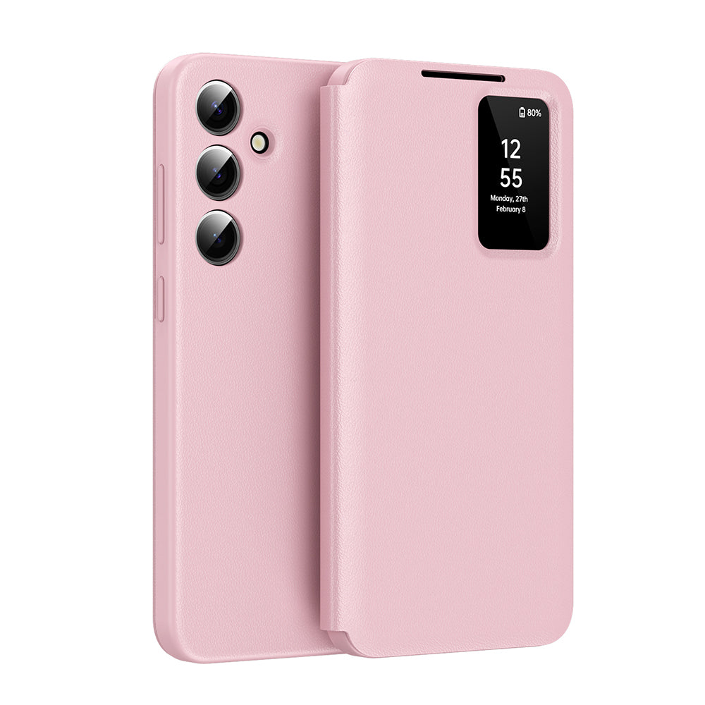 Coque pour Samsung Galaxy S25 FE, Techsuit, SmartView, Rose