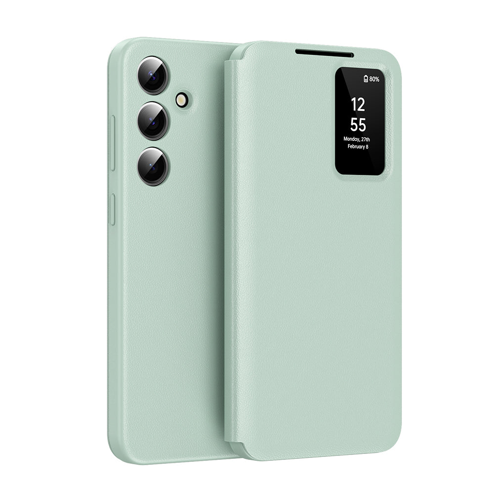 Coque pour Samsung Galaxy S25 FE, Techsuit, SmartView, Vert