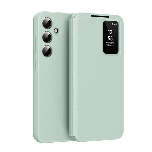 Coque pour Samsung Galaxy S25 FE, Techsuit, SmartView, Vert