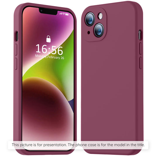 Coque pour Samsung Galaxy S25 FE, Techsuit, SoftFlex, Bordeaux