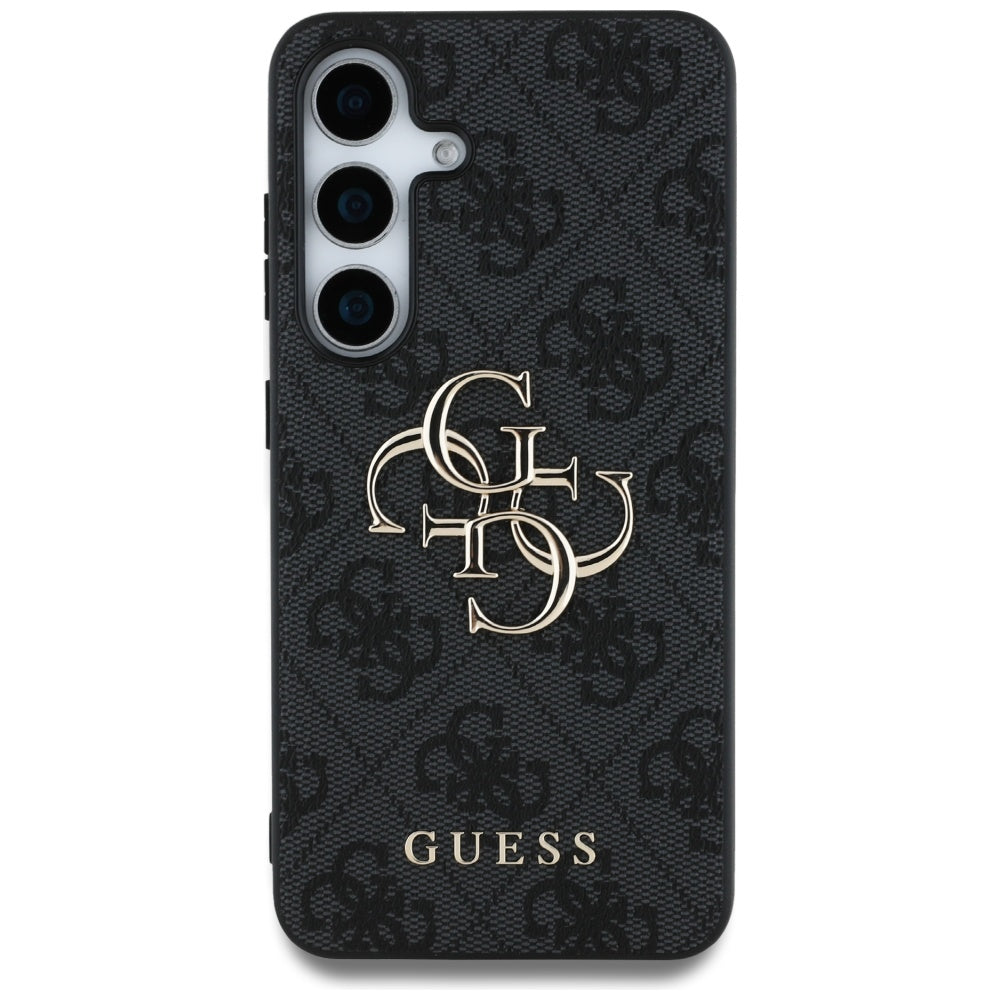Étui pour Samsung Galaxy S25+ S936, Guess, 4G Big Logo, Noir