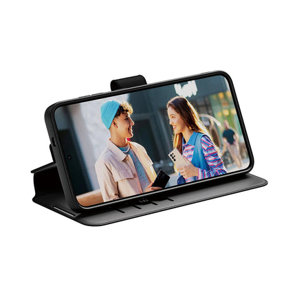Étui pour Samsung Galaxy S25+ S936, PanzerGlass, avec fonction support et portefeuille, Noir