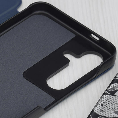 Coque pour Samsung Galaxy S25+ S936, Techsuit, eFold, Bleu Foncé