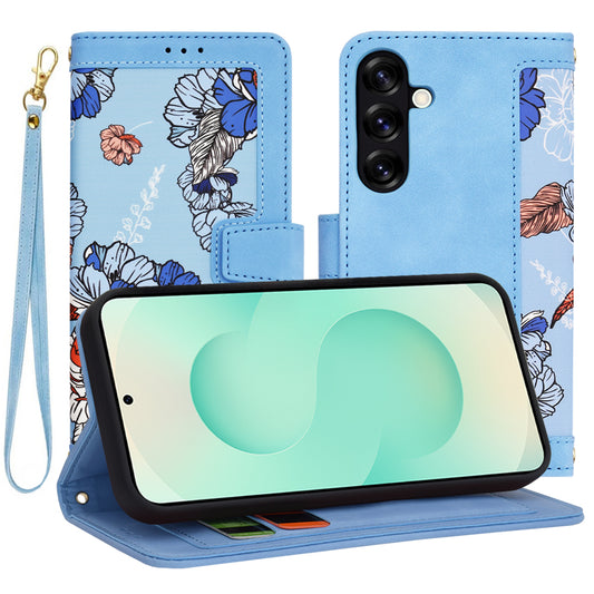 Coque pour Samsung Galaxy S25+ S936, Techsuit, FlipCraft, Bleu