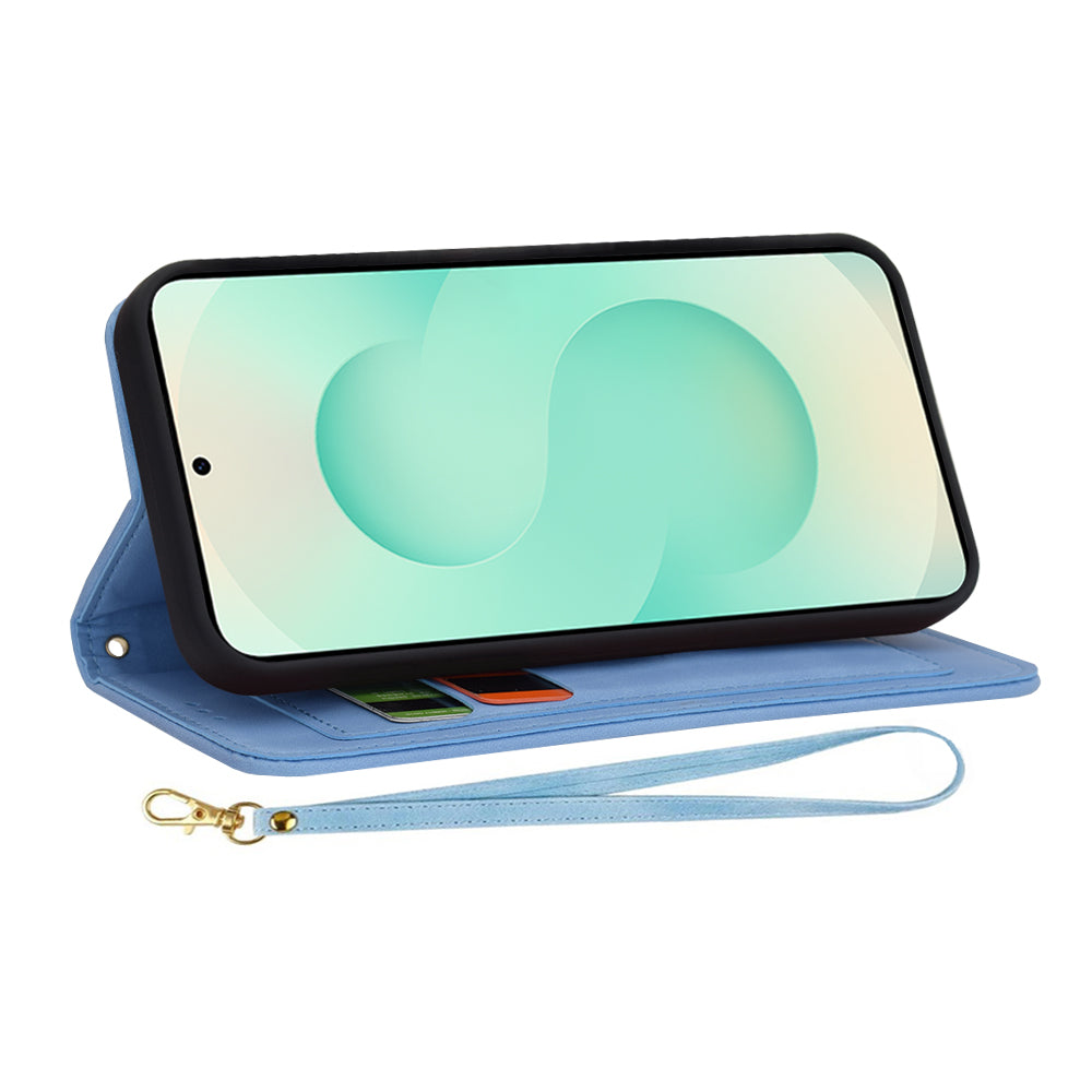 Coque pour Samsung Galaxy S25+ S936, Techsuit, FlipCraft, Bleu