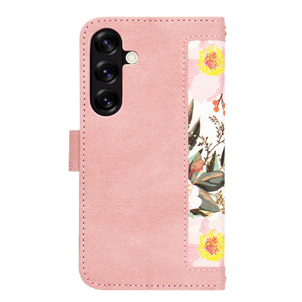 Coque pour Samsung Galaxy S25+ S936, Techsuit, FlipCraft, Rose