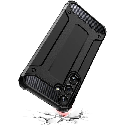 Coque pour Samsung Galaxy S25+ S936, Techsuit, Hybrid Armor, Noire