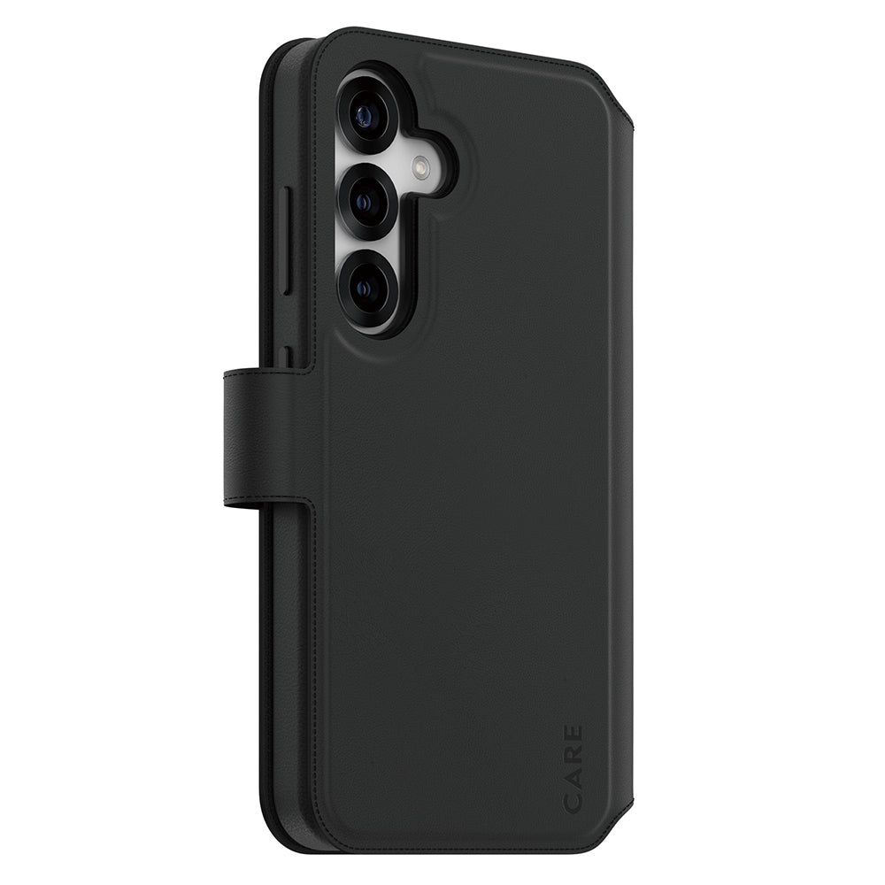 Étui pour Samsung Galaxy S25 S931, PanzerGlass, Fonction Care Tango Two-in-One, Noir