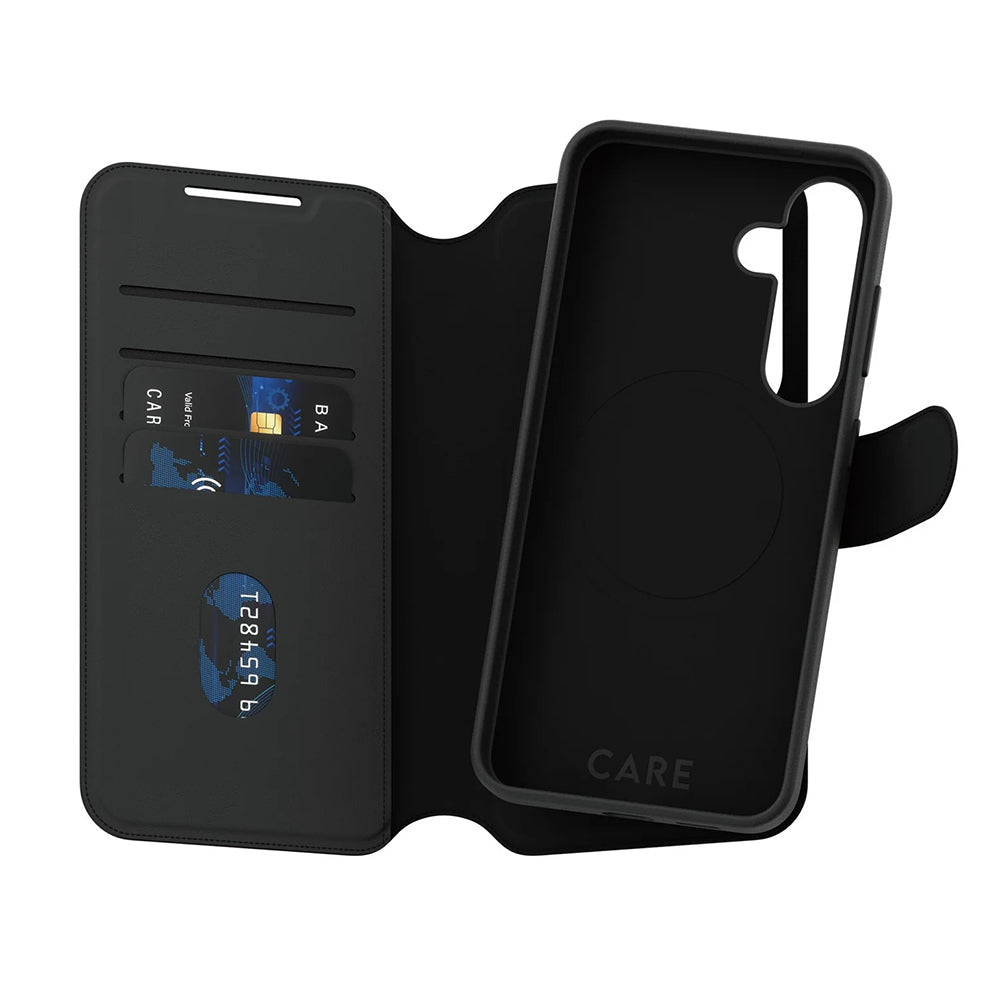 Étui pour Samsung Galaxy S25 S931, PanzerGlass, Fonction Care Tango Two-in-One, Noir