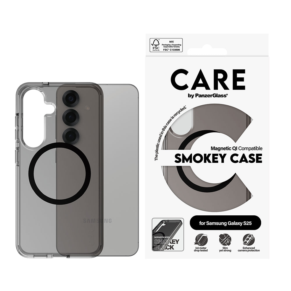 Étui pour Samsung Galaxy S25 S931, PanzerGlass, Care Urban Combat, Noir