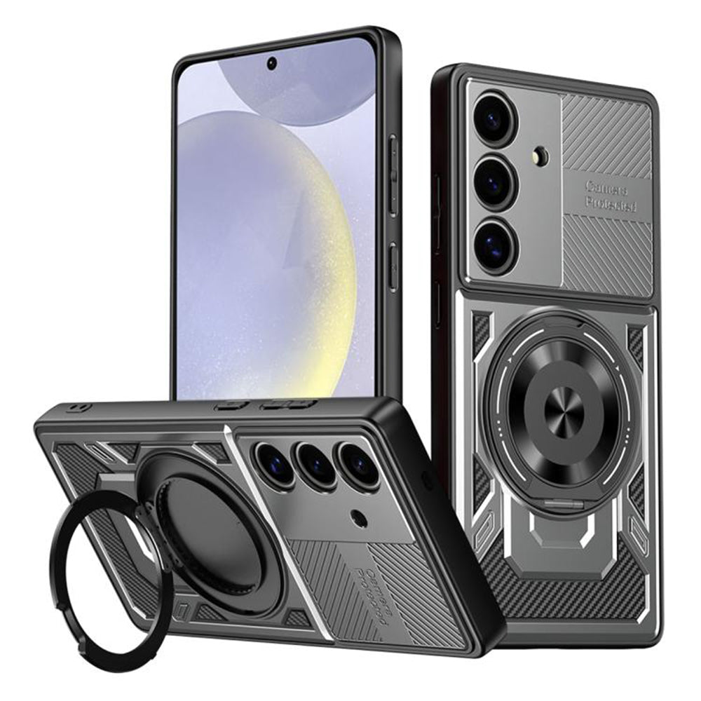 Case for Samsung Galaxy S25 S931 / S24 S921, Techsuit, RuggedCam, Gray