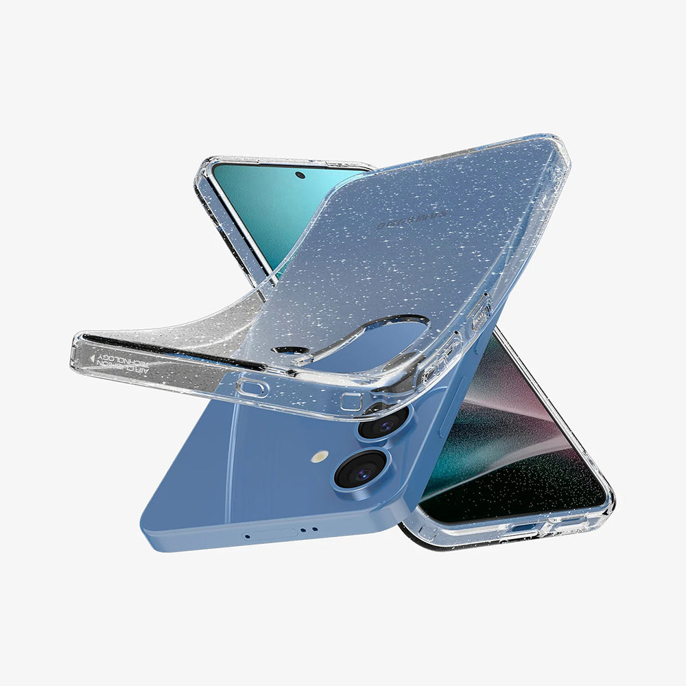 Housse pour Samsung Galaxy S25 S931, Spigen, Liquid Crystal Glitter, Transparente ACS08997
