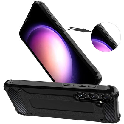 Case for Samsung Galaxy S25 S931, Techsuit, Hybrid Armor, Black