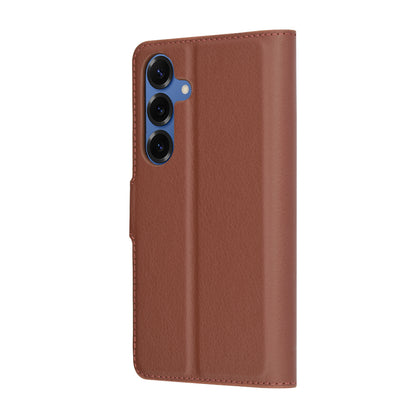 Coque pour Samsung Galaxy S25 S931, Techsuit, Leather Folio, Marron
