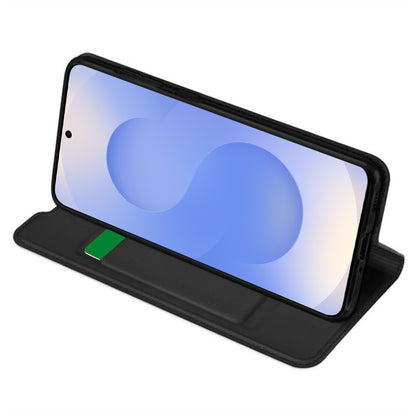 Coque pour Samsung Galaxy S25 S931, Techsuit, Magskin Book, Noire