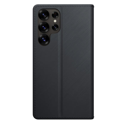 Coque pour Samsung Galaxy S25 Ultra S938, 3MK, Portefeuille, Noire