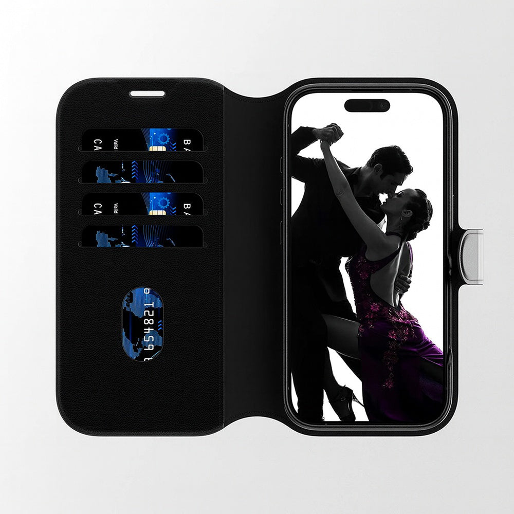 Étui pour Samsung Galaxy S25 Ultra S938, PanzerGlass, Fonction Care Tango Two-in-One, Noir