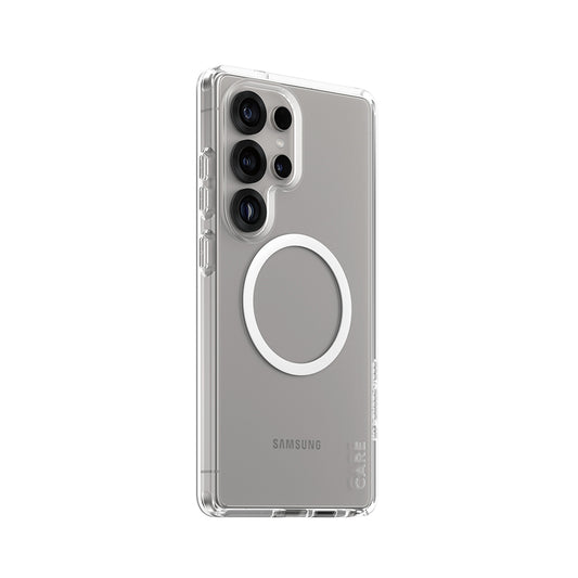 Case for Samsung Galaxy S25 Ultra S938, PanzerGlass, Urban Combat Care, White Transparent