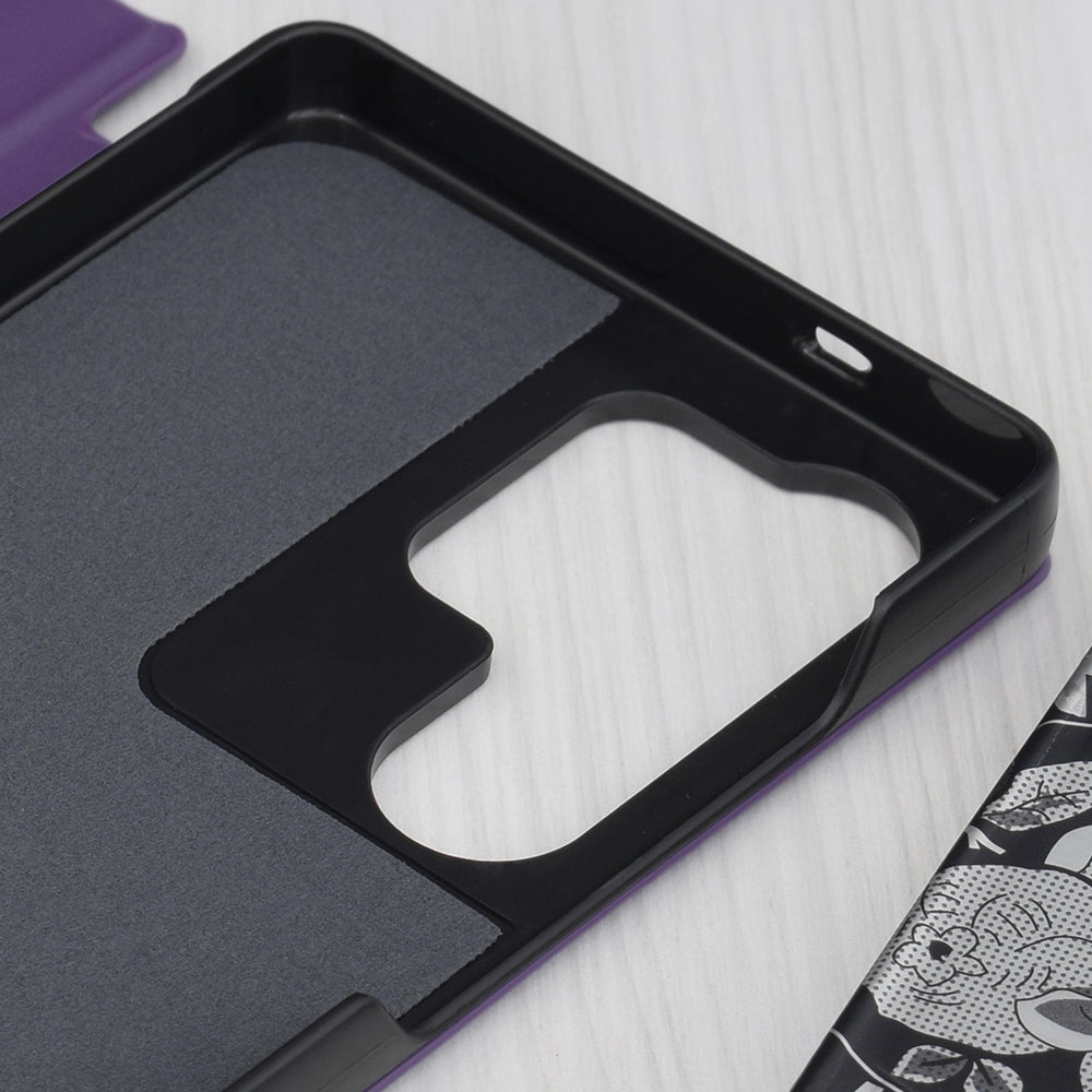 Coque pour Samsung Galaxy S25 Ultra S938, Techsuit, eFold, Violet