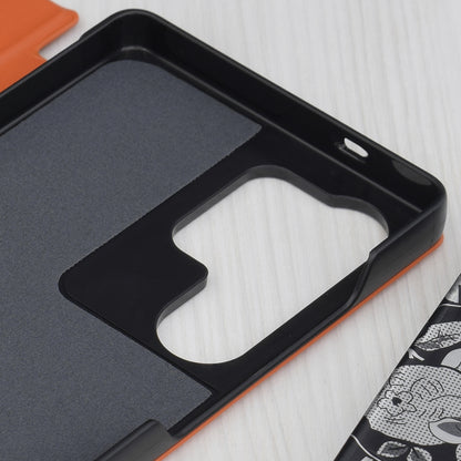Coque pour Samsung Galaxy S25 Ultra S938, Techsuit, eFold, Orange