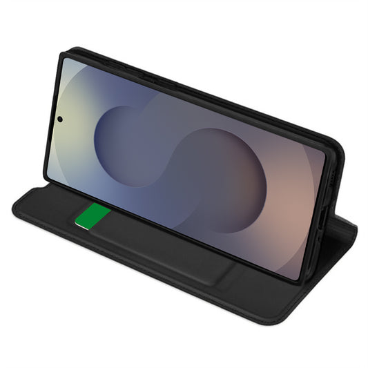 Coque pour Samsung Galaxy S25 Ultra S938, Techsuit, Magskin Book, Noire