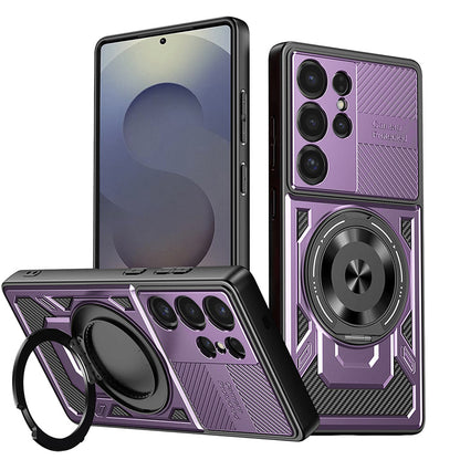 Coque pour Samsung Galaxy S25 Ultra S938, Techsuit, RuggedCam, Violet