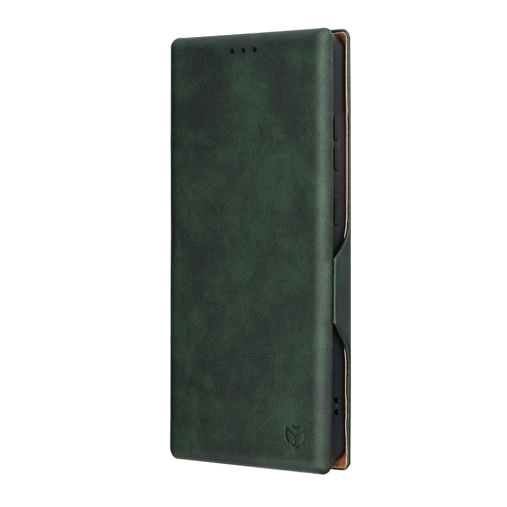 Coque pour Samsung Galaxy S25 Ultra S938, Techsuit, Safe Wallet Plus, Vert