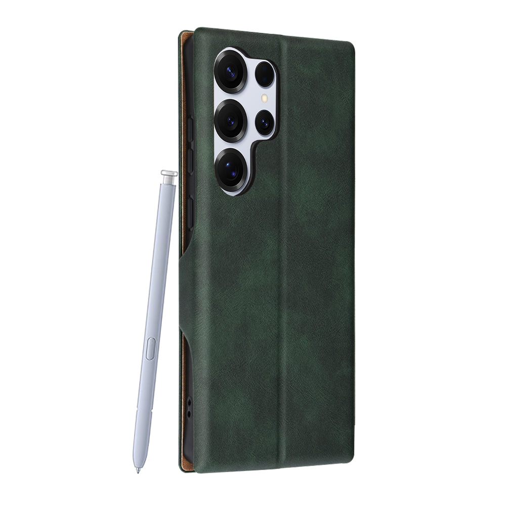 Coque pour Samsung Galaxy S25 Ultra S938, Techsuit, Safe Wallet Plus, Vert