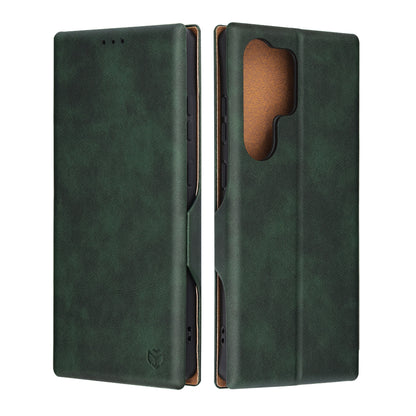 Coque pour Samsung Galaxy S25 Ultra S938, Techsuit, Safe Wallet Plus, Vert