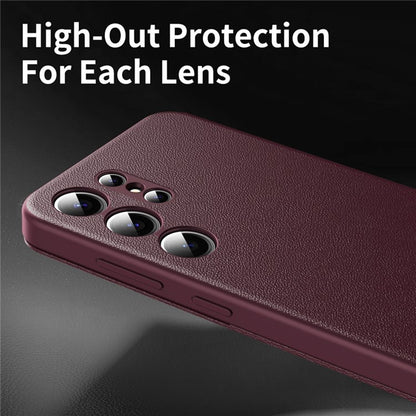 Coque pour Samsung Galaxy S25 Ultra S938, Techsuit, SmartView, Rouge