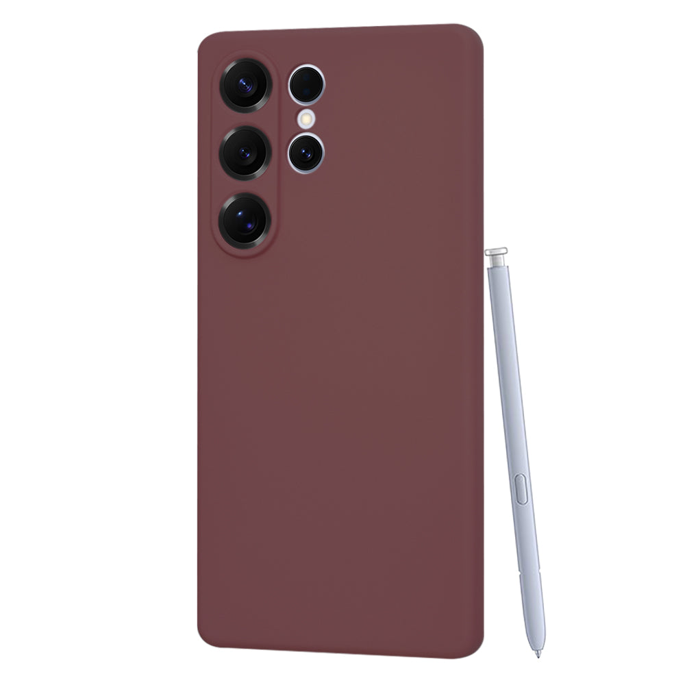 Coque pour Samsung Galaxy S25 Ultra S938, Techsuit, SoftFlex, Bordeaux