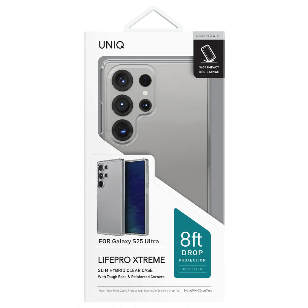 Étui pour Samsung Galaxy S25 Ultra S938, UNIQ, LifePro Xtreme, Transparent