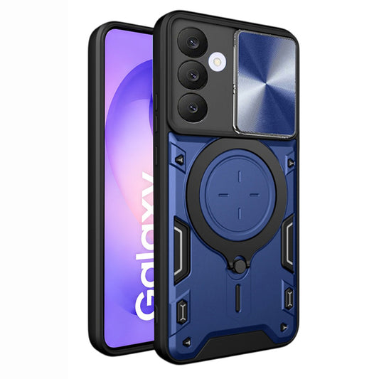 Coque pour Samsung Galaxy S26 FE / S25 FE, Techsuit, CamGuard Pro, Bleue