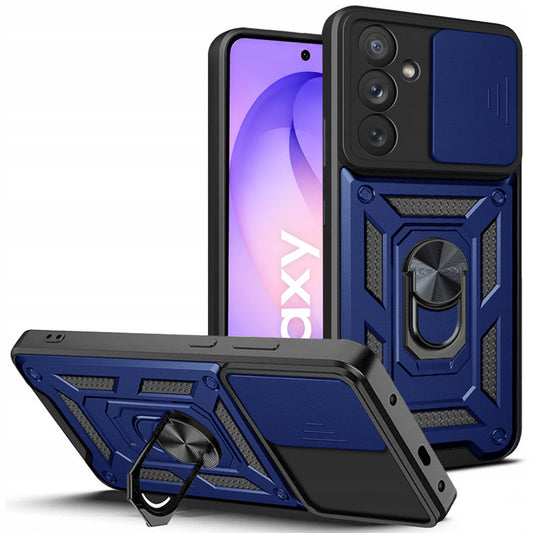 Coque pour Samsung Galaxy S26 FE / S25 FE, Techsuit, CamShield, Bleue