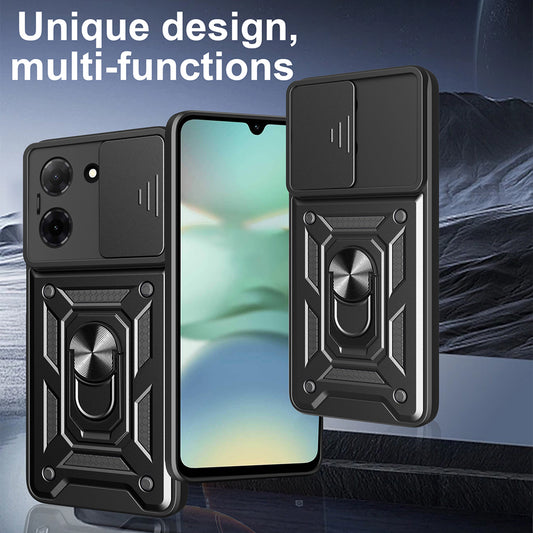 Coque pour Samsung Galaxy S26 FE / S25 FE, Techsuit, CamShield, Noire