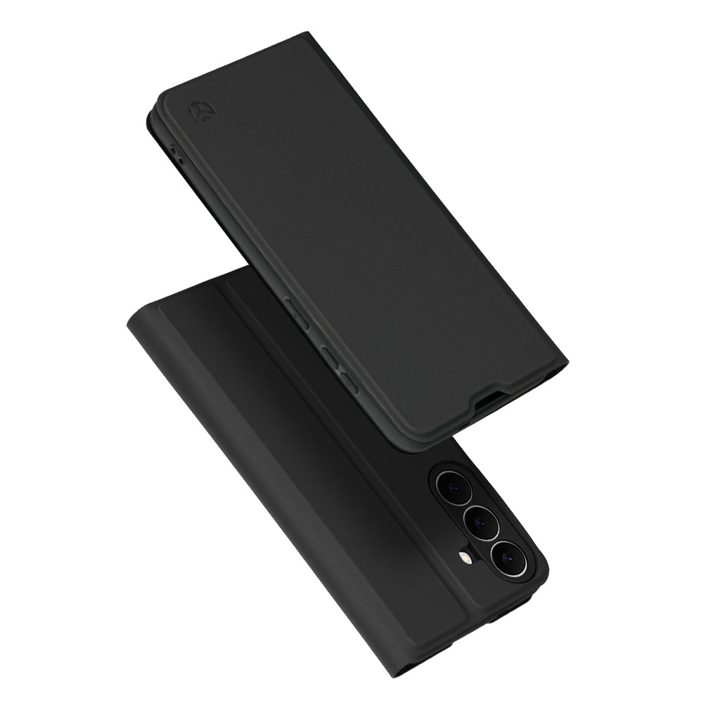 Coque pour Samsung Galaxy S26 FE / S25 FE, Techsuit, Magskin Book, Noire