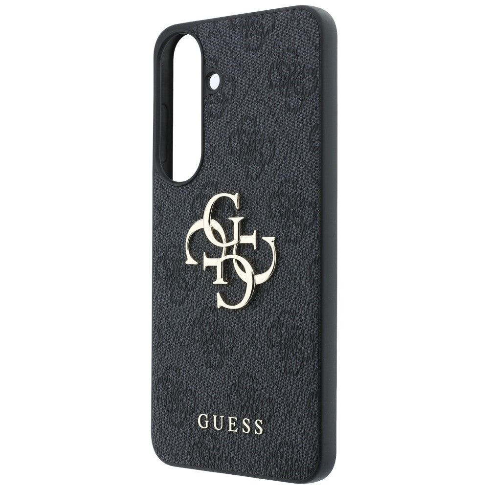 Coque pour Samsung Galaxy S26 FE S741, Guess, Logo Métal 4G, Noire