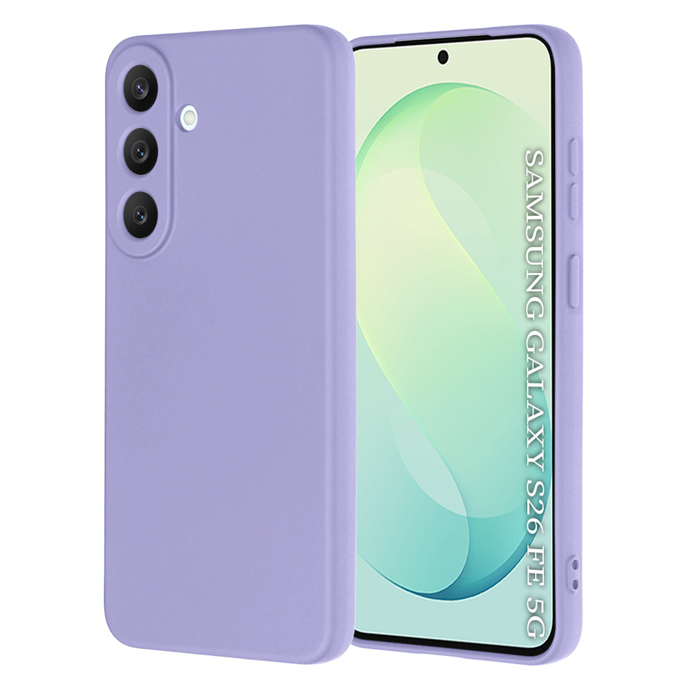 Coque pour Samsung Galaxy S26 FE S741 / S25 FE, Techsuit, SoftFlex, violet clair
