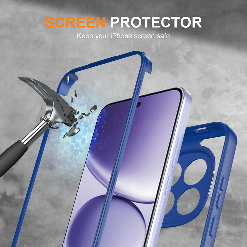 Case for Samsung Galaxy S26 FE S741, Techsuit, ColorVerse 360, Blue