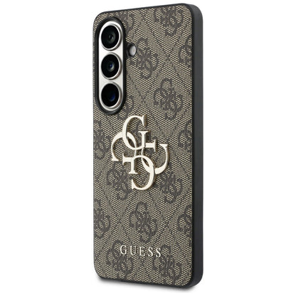 Étui pour Samsung Galaxy S26 S942, Guess, 4G Big Logo, Marron