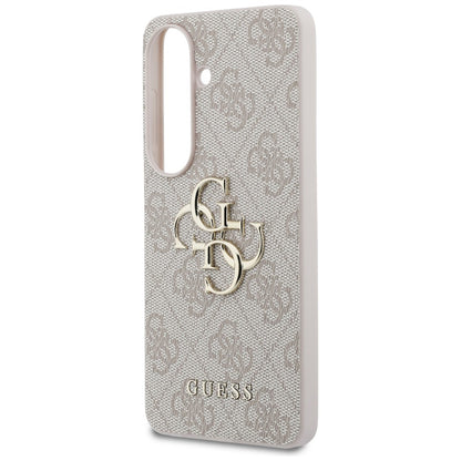 Étui pour Samsung Galaxy S26 S942, Guess, 4G Big Logo, Rose.