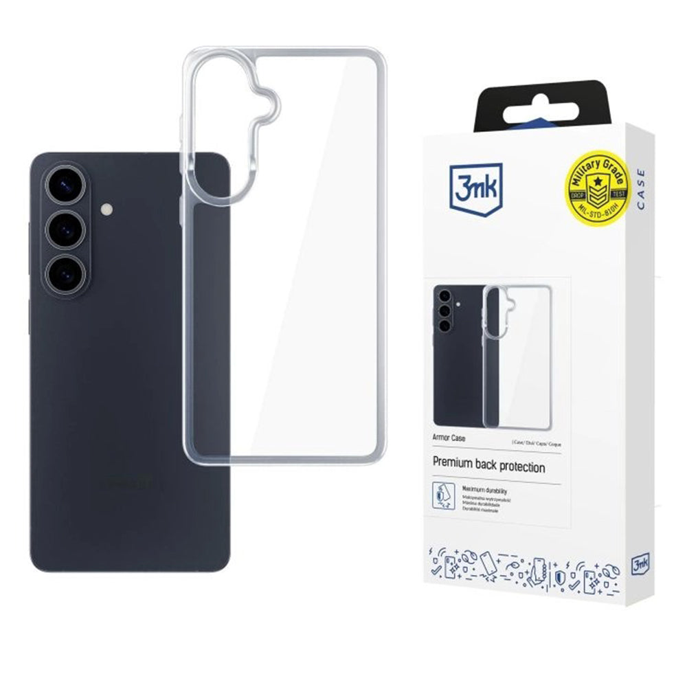 Case for Samsung Galaxy S26 Plus, 3MK, Armor, Transparent