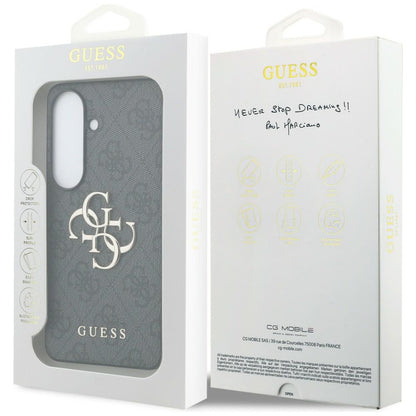Étui pour Samsung Galaxy S26 Plus S947, Guess, 4G Big Logo, Noir