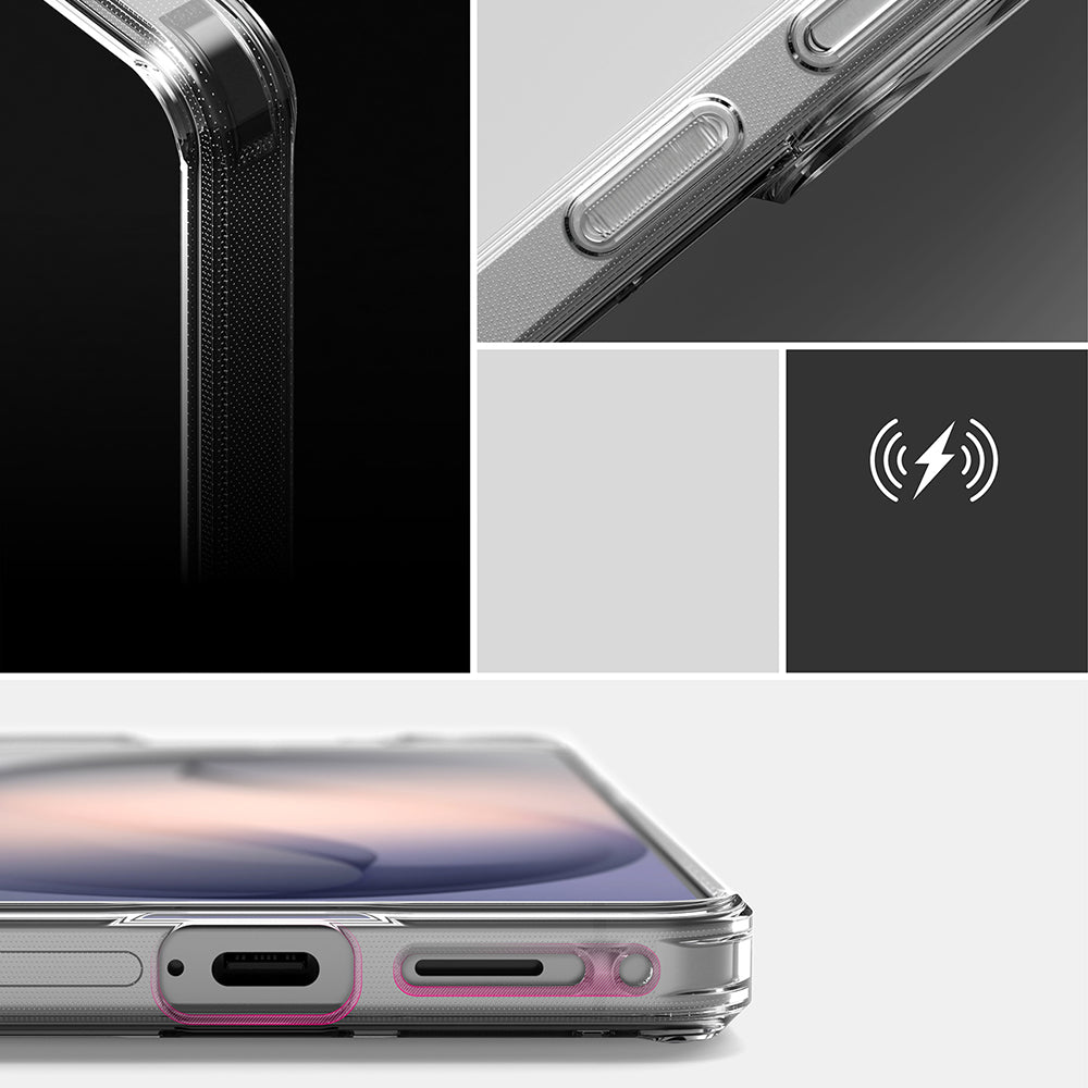 Étui pour Samsung Galaxy S26 Plus S947, Ringke, Fusion, Transparent