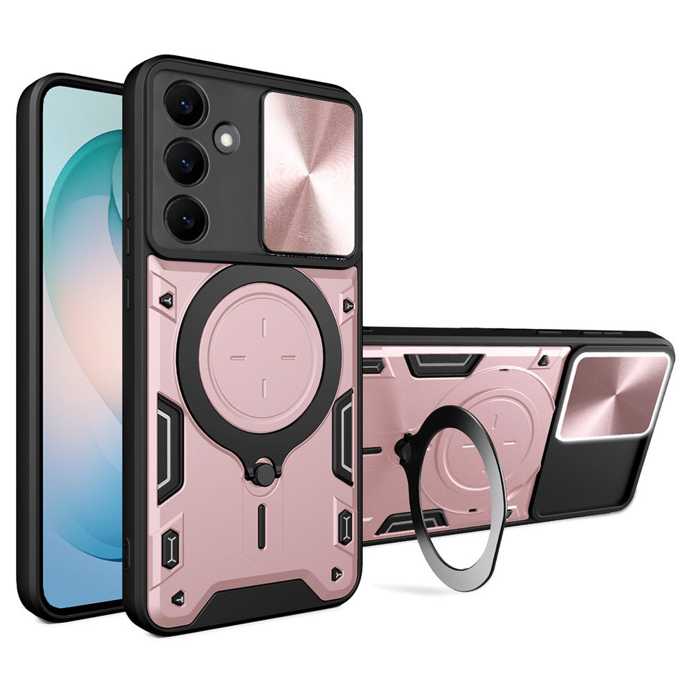 Étui pour Samsung Galaxy S26 Plus, Techsuit, CamGuard Pro, Rose Doré