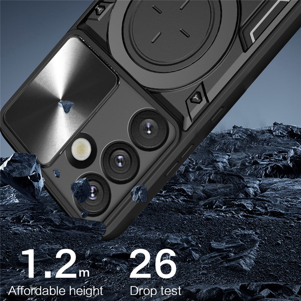 Étui pour Samsung Galaxy S26 Plus, Techsuit, CamGuard Pro, Rose Doré