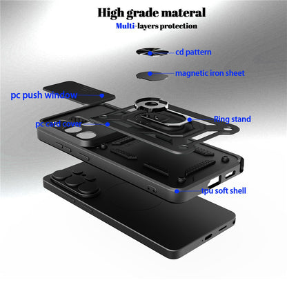 Étui pour Samsung Galaxy S26 Plus, Techsuit, CamShield, Rose Doré
